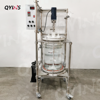 固相合成反應(yīng)釜 固液分離過(guò)濾反應(yīng)釜 50L
