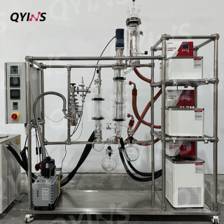 短程玻璃分子蒸餾設(shè)備 磁力密封0.1平方