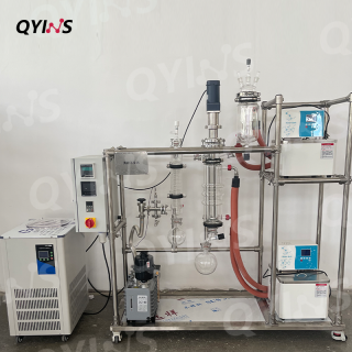 80B維生素ABE香料濃縮提取脂肪酸酰胺精細(xì)化工多級提純玻璃薄膜蒸發(fā)器