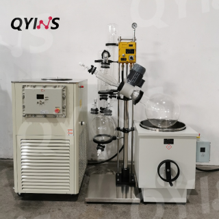 蒸發(fā)溶劑雙冷凝防爆手動(dòng)旋轉(zhuǎn)蒸發(fā)儀20L、50L、100L