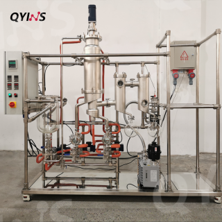  0.25平方不銹鋼分子蒸餾設(shè)備 小中試連續(xù)進(jìn)出料 